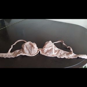 Unlined Nude Lacy Bra